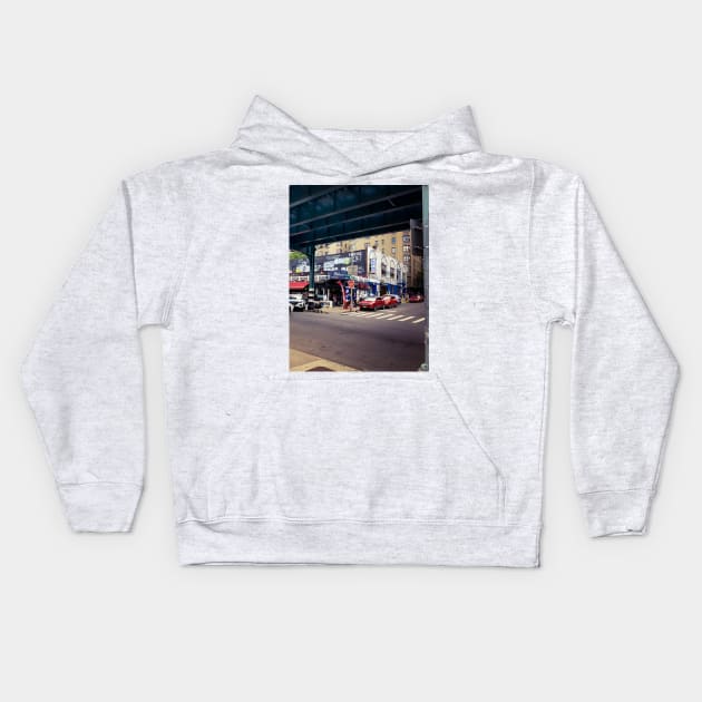 River Avenue The Bronx New York City Kids Hoodie by eleonoraingrid